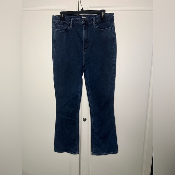 PAIGE Claudine High Rise Ankle Flare Jean in Fidelity - Picture 2 of 9